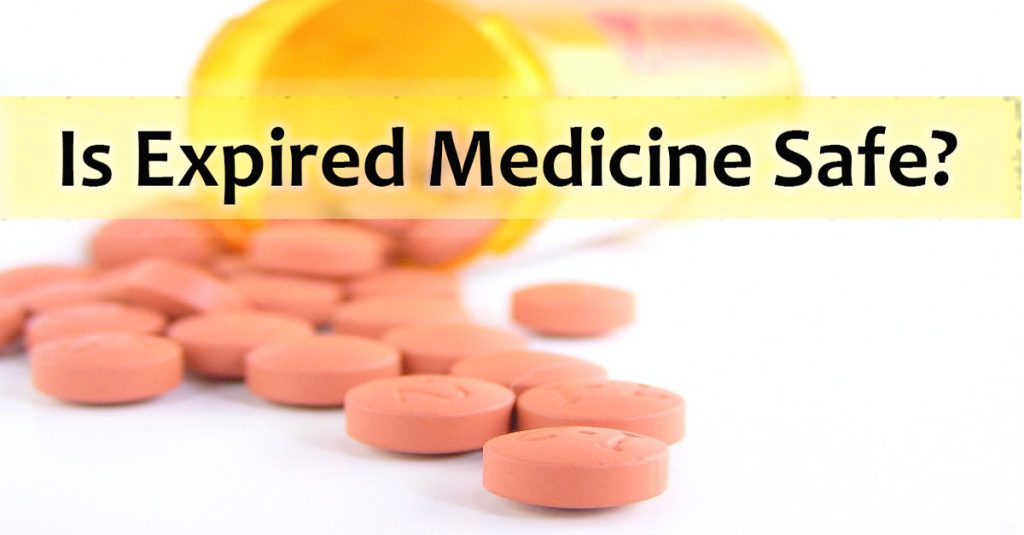 Is expired medicine safe?  A bottle of spilled subscription pills.
