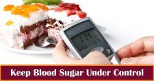 Unraveling the Connection: Exploring the Link Between Blood Sugar and Dementia. Picture of a blood sugar monitor in front of a delicious looking cake.
